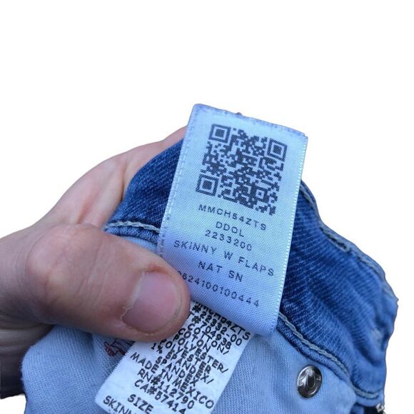 Vintage True Religion Jeans Size 32 SKINNY Blue - Picture 6 of 9